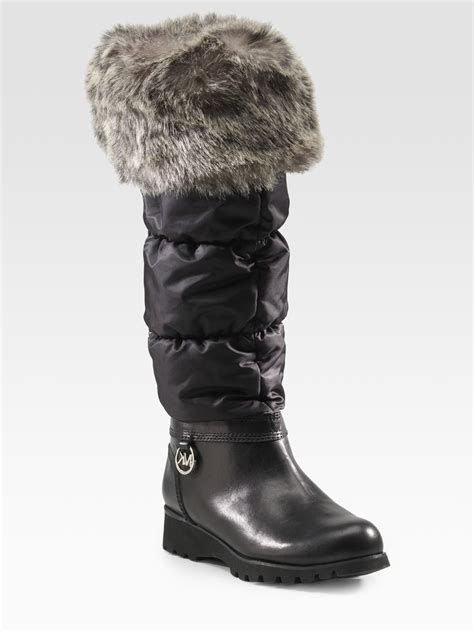 tall snow boots women michael kors|Michael Kors designer boots.